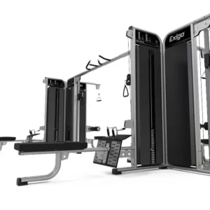 Exigo 8 Station Jungle Gym (4 x 100kg & 4 x 125kg Weight Stacks)