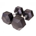 Origin Hex Rubber Dumbbells Set