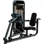 Impulse Dual Leg Press/Calf - 113kg Weight Stack - Black