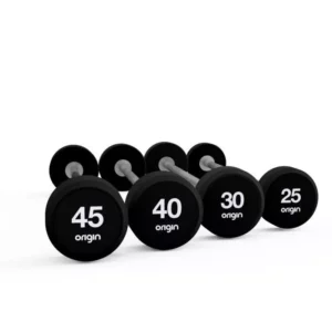 Origin RB3 Rubber Barbell Heavy Set (25, 30, 35, 40, 45kg)