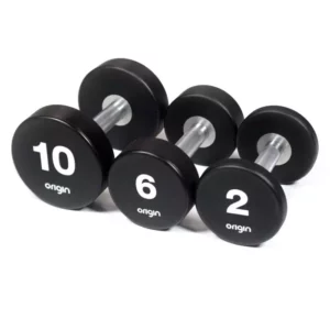 Origin UD2 Urethane 62-70kg Dumbbell Set – 2kg increments – 5 pairs